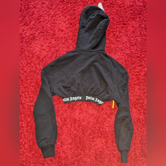 BB2. PALM ANGELS CROPPED NEW BASIC HOODIE - Picture 13 of 15